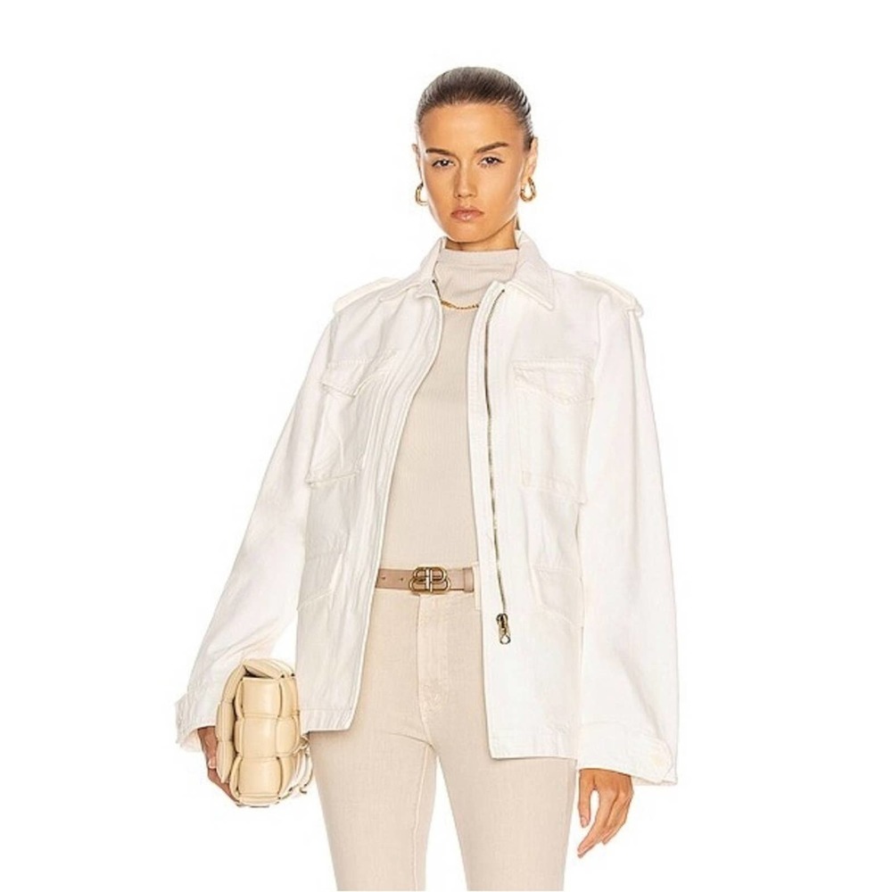 Nili Lotan Ivory Utility Jacket